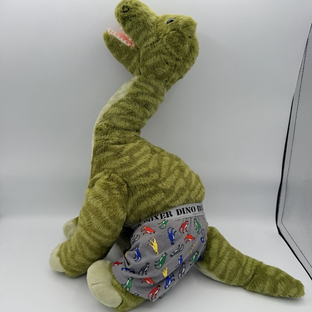 Build a Bear Workshop Green Brontosaurus Dinosaur 16" Plush Stuffed Animal  2012
